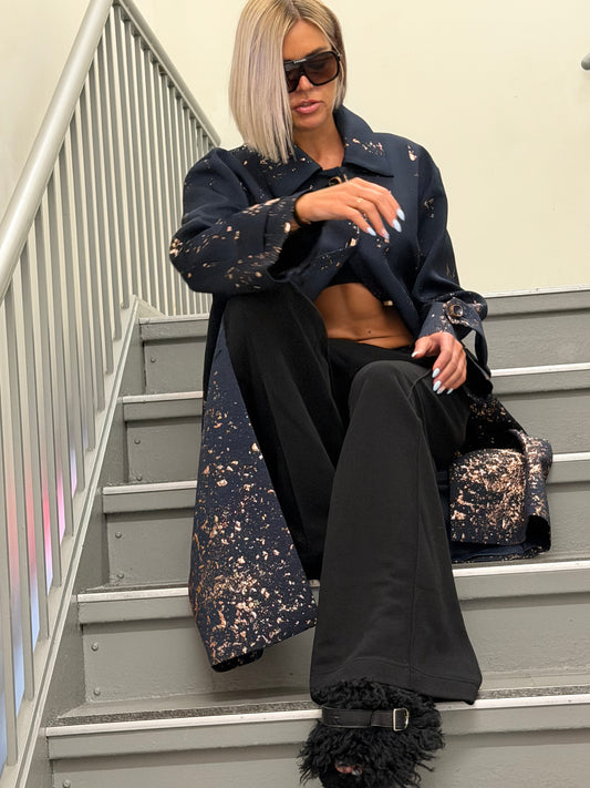 Japanese Jacquard Statement Coat