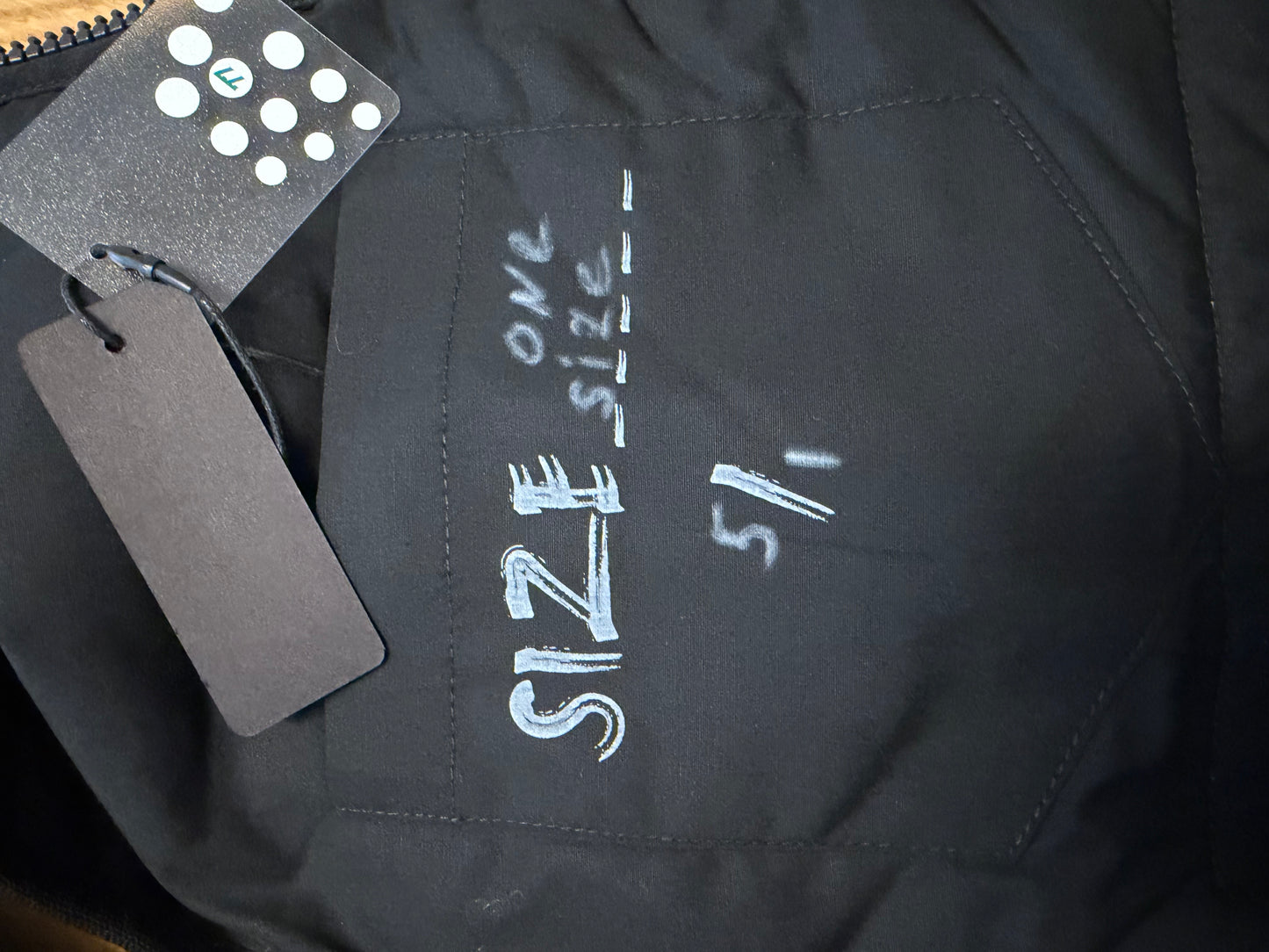 Cropped vest special barcode fabric