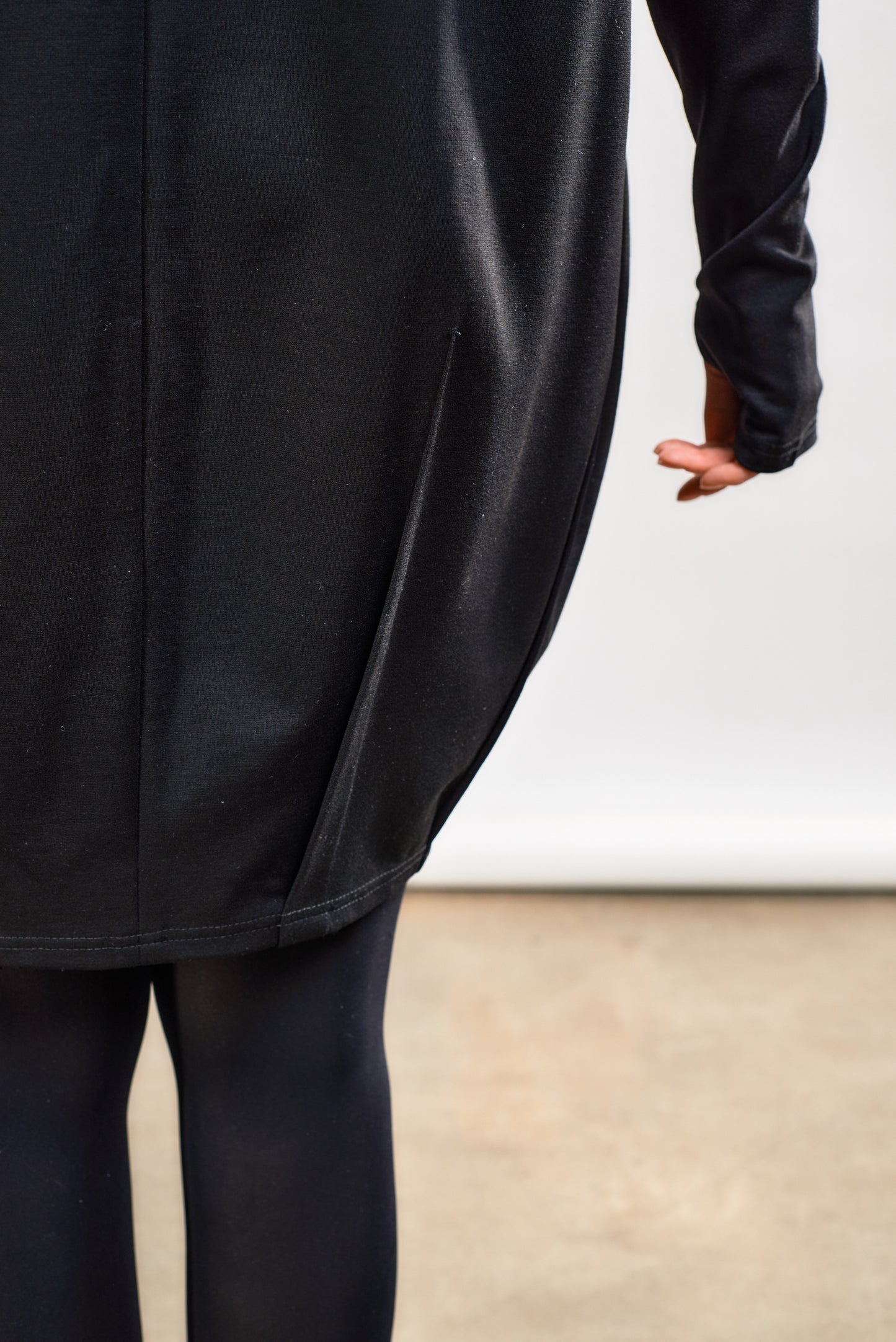 Cocoon Dress with thumb hole and pocket