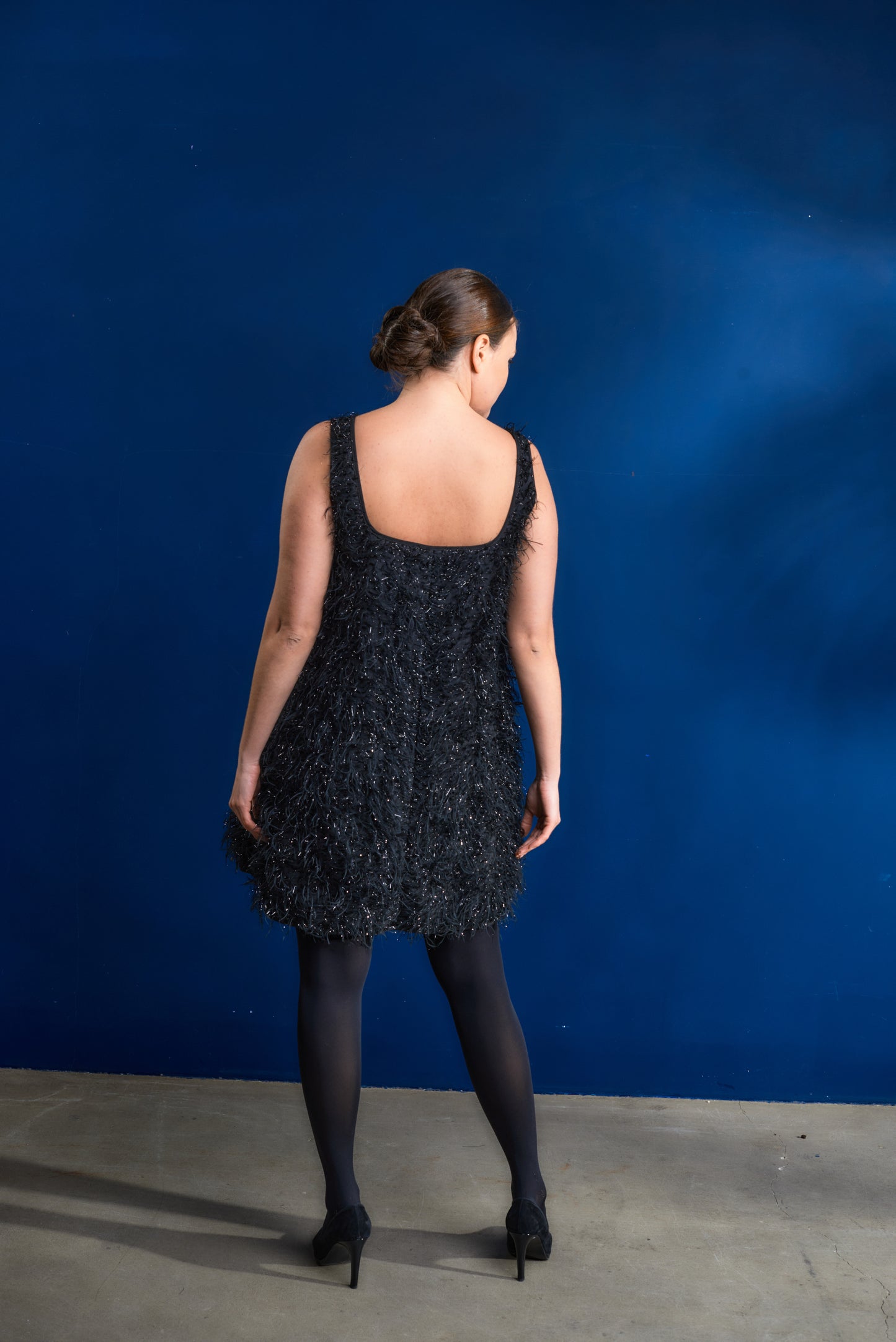 Sleeveless dress with pockets