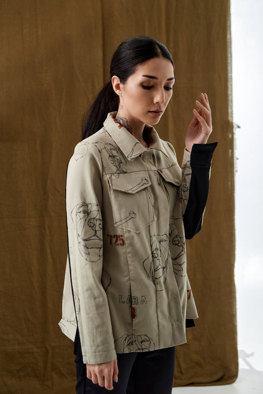 Special edition - Jacket with Labrador motifs |  NY77DESIGN