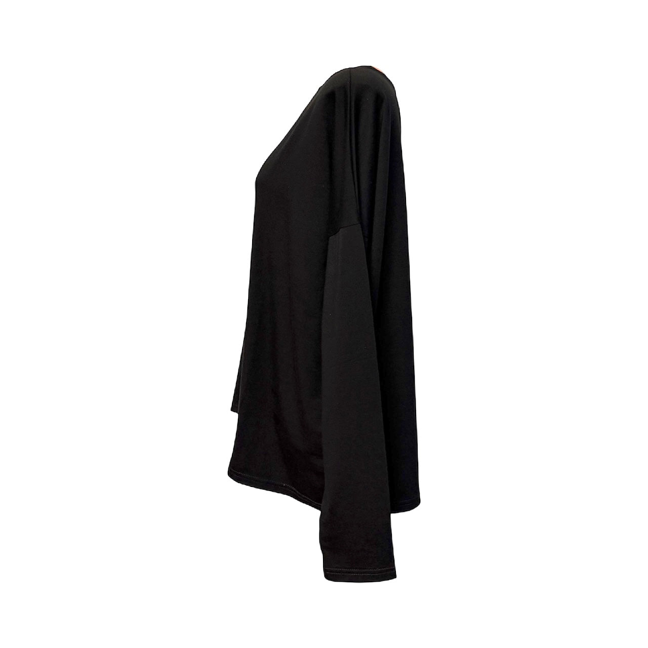 Long sleeve top with blade zipper