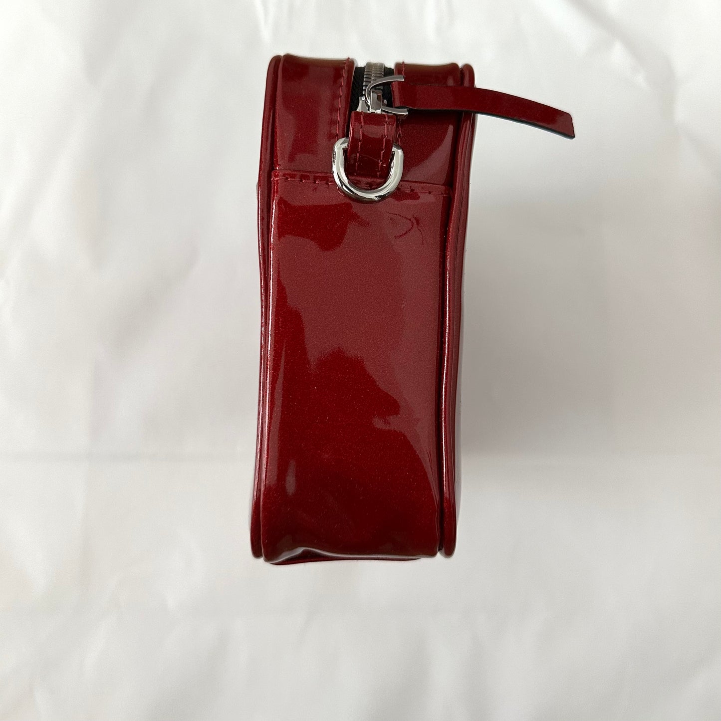 Crossbody Camera Bag Glossy Leather | NY77DESIGN