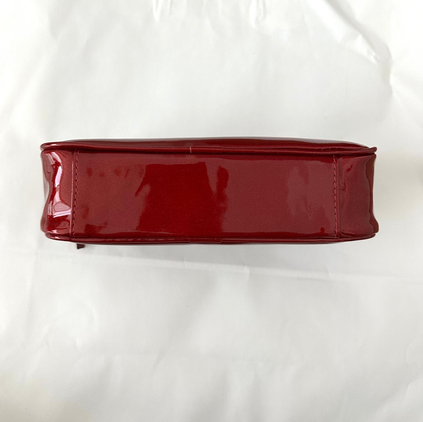 Crossbody Camera Bag Glossy Leather | NY77DESIGN
