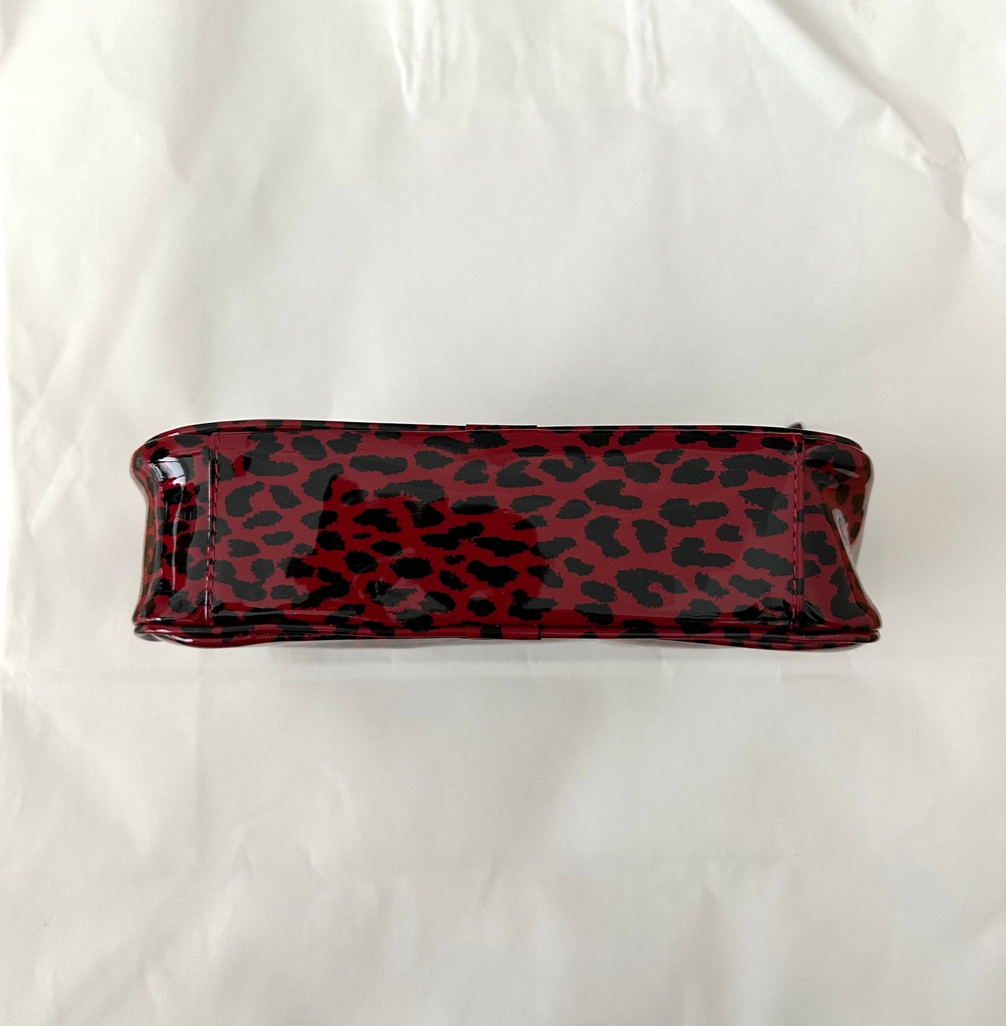 Crossbody Camera Bag Animal Print Glossy Leather | NY77DESIGN