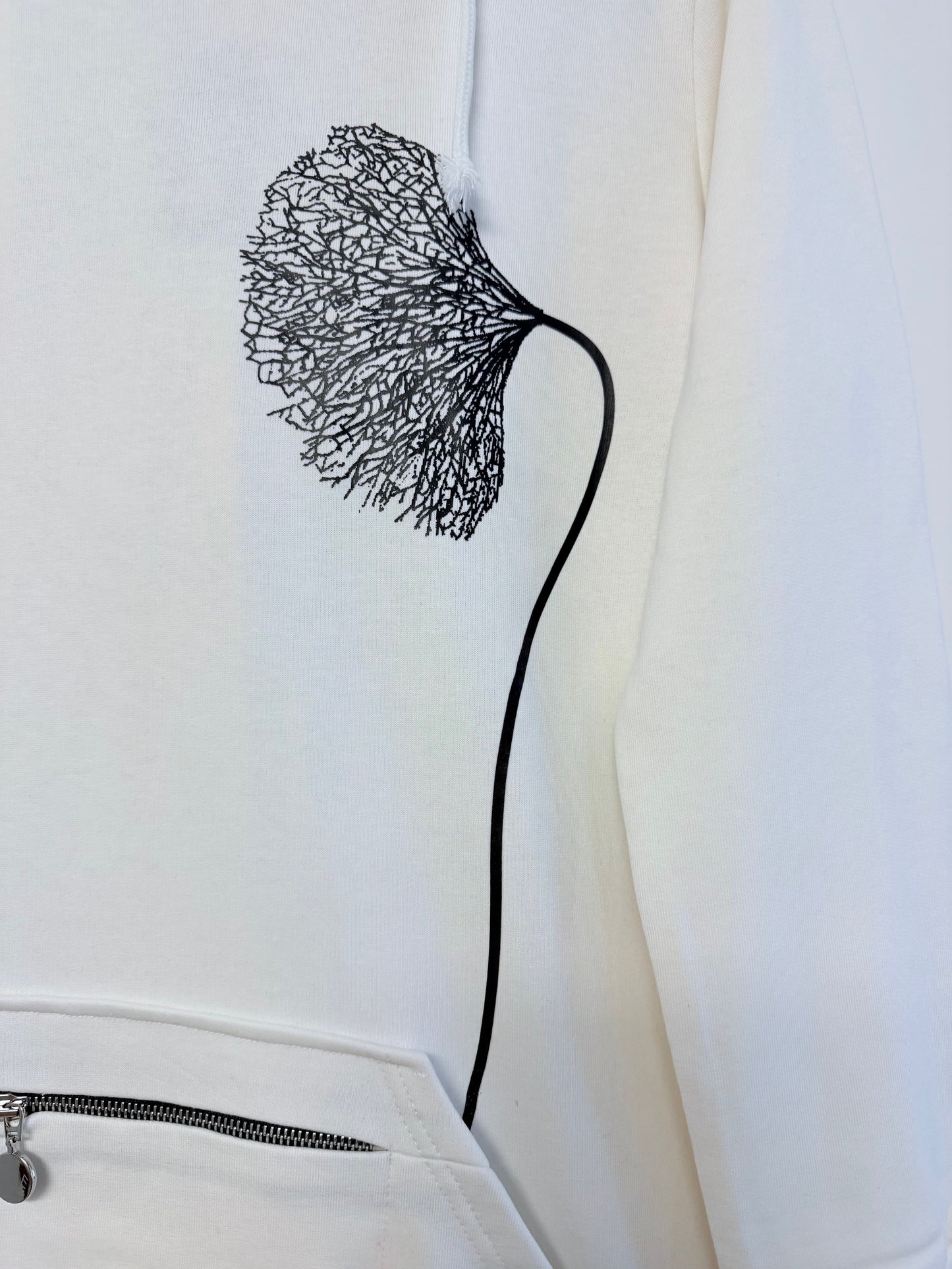 Sophisticated Sweatshirt Dress with a hood