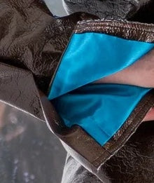 Jacket with unique big snap closure