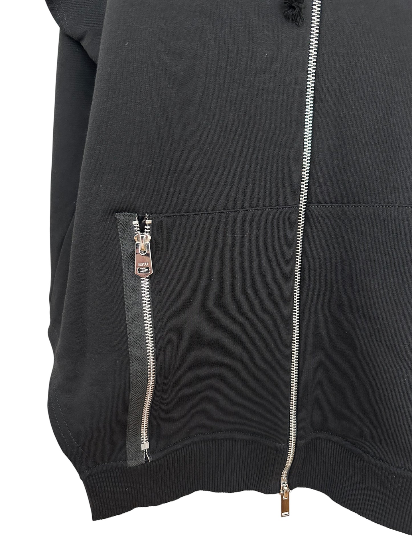 Relaxed Fit Vest with a Hood | NY77DESIGN