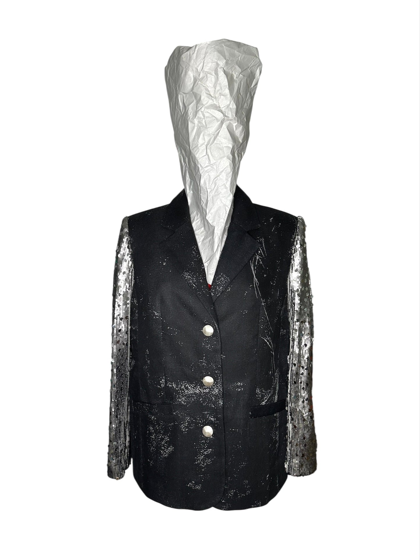 Jacket sequins sleeves |  NY77DESIGN