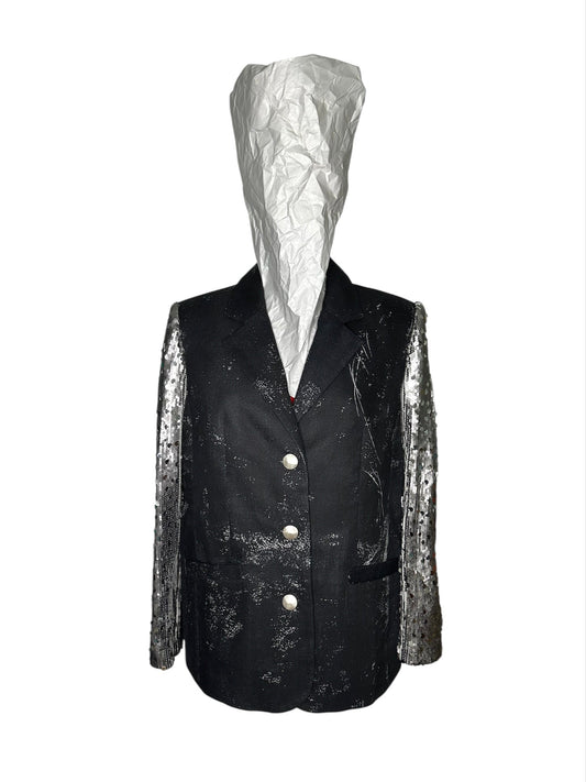 Jacket sequins sleeves |  NY77DESIGN
