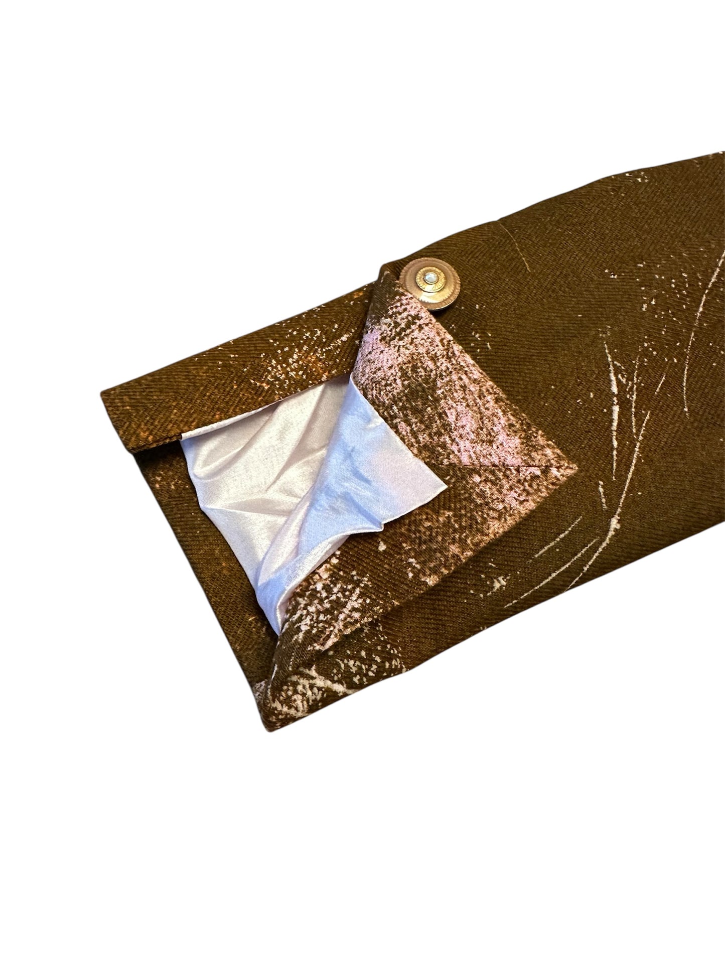 Double breasted jacket with vintage buttons