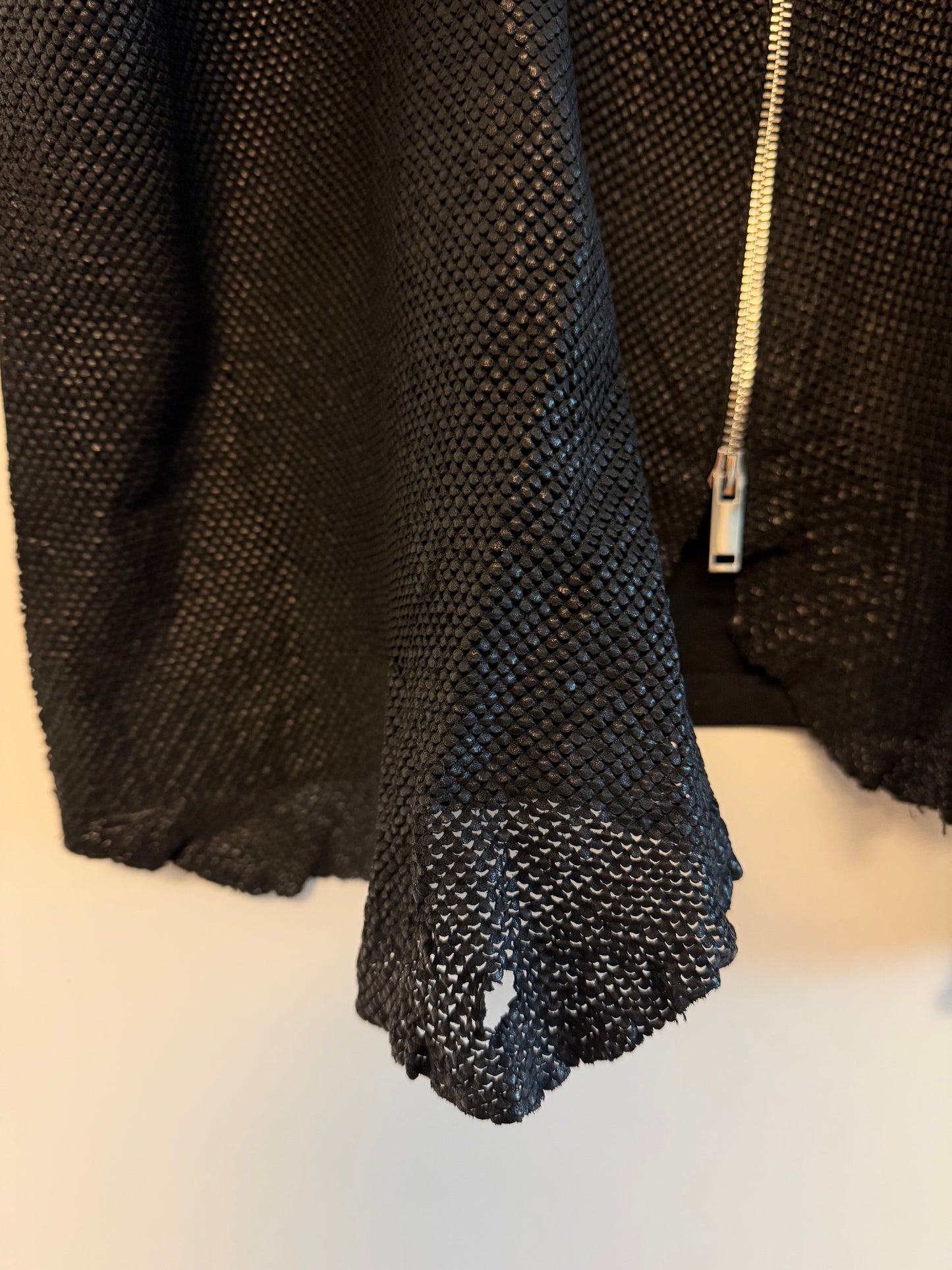 Perforated Lamb Leather Vest