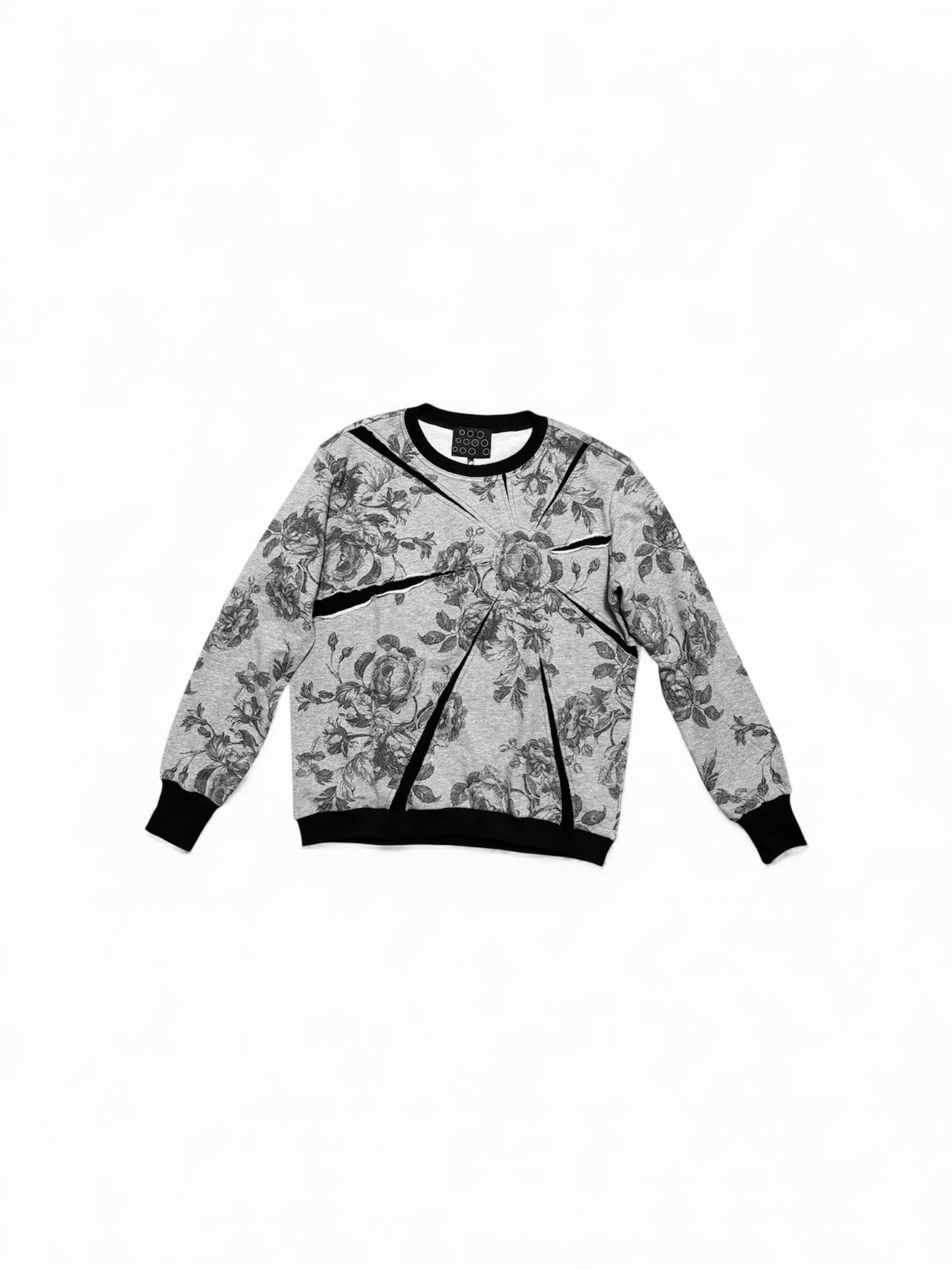 Long sleeve cotton sweatshirt with print