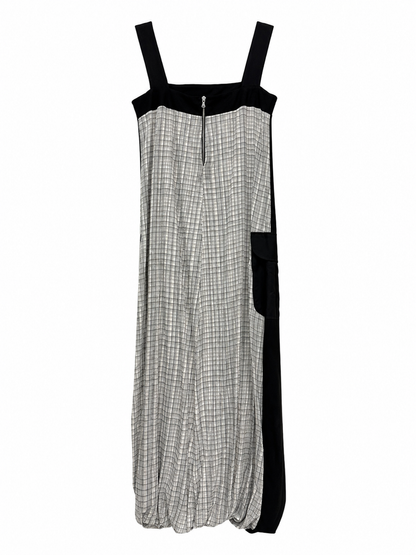 Gingham Cocoon Dress