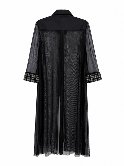 Sheer Mesh Duster