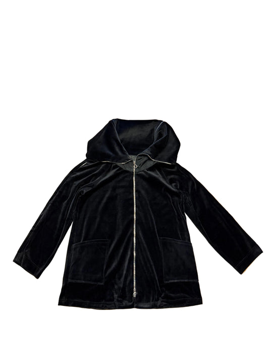 Velvet Jacket with zipper details