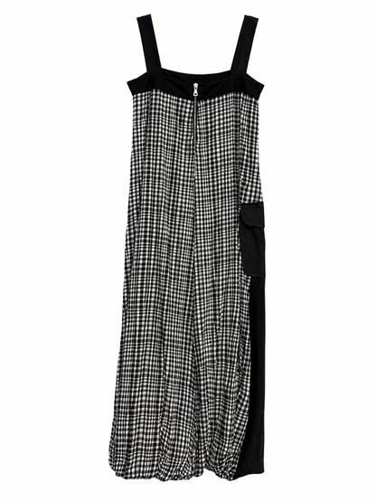 Gingham Cocoon Dress