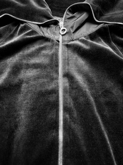 Velvet Jacket with zipper details