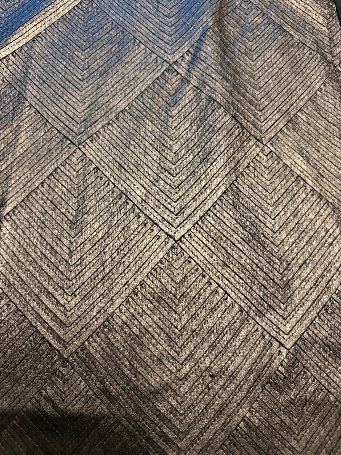 Tunic mesh and pleather details