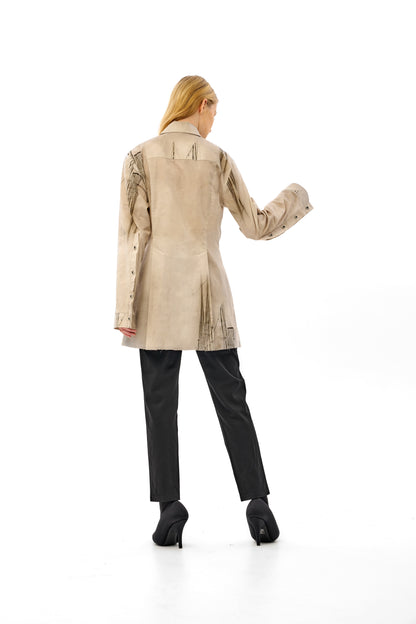 Long sleeve fitted Shirt with Print