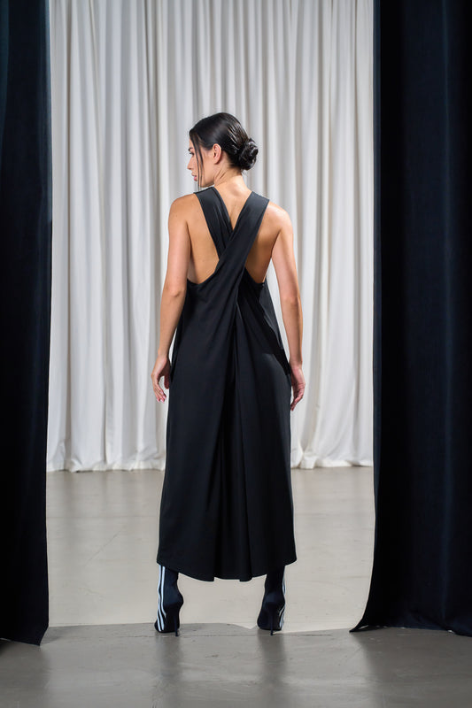 Japanese Modal Cross-Back Dress