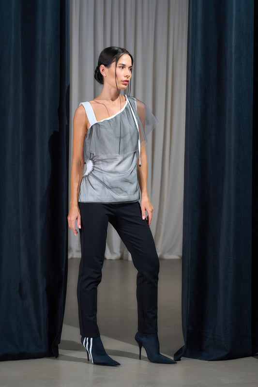 Sculpted Mesh Overlay Top