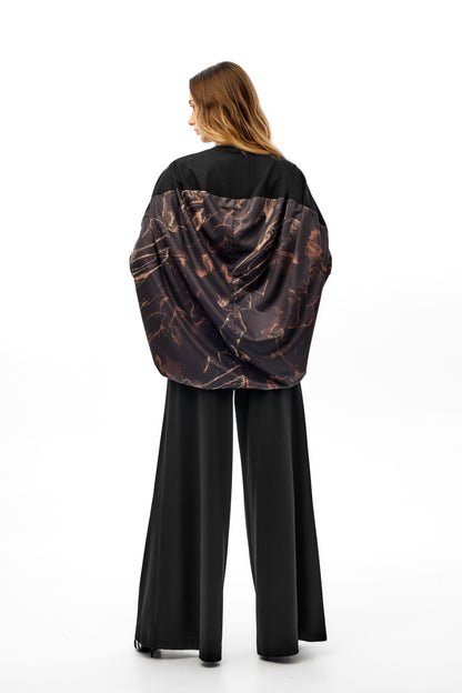 Long sleeve batwing top