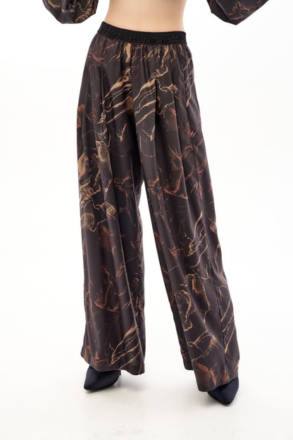 Wide leg pant Japanese cotton fabric