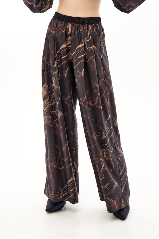 Wide leg pant Japanese cotton fabric