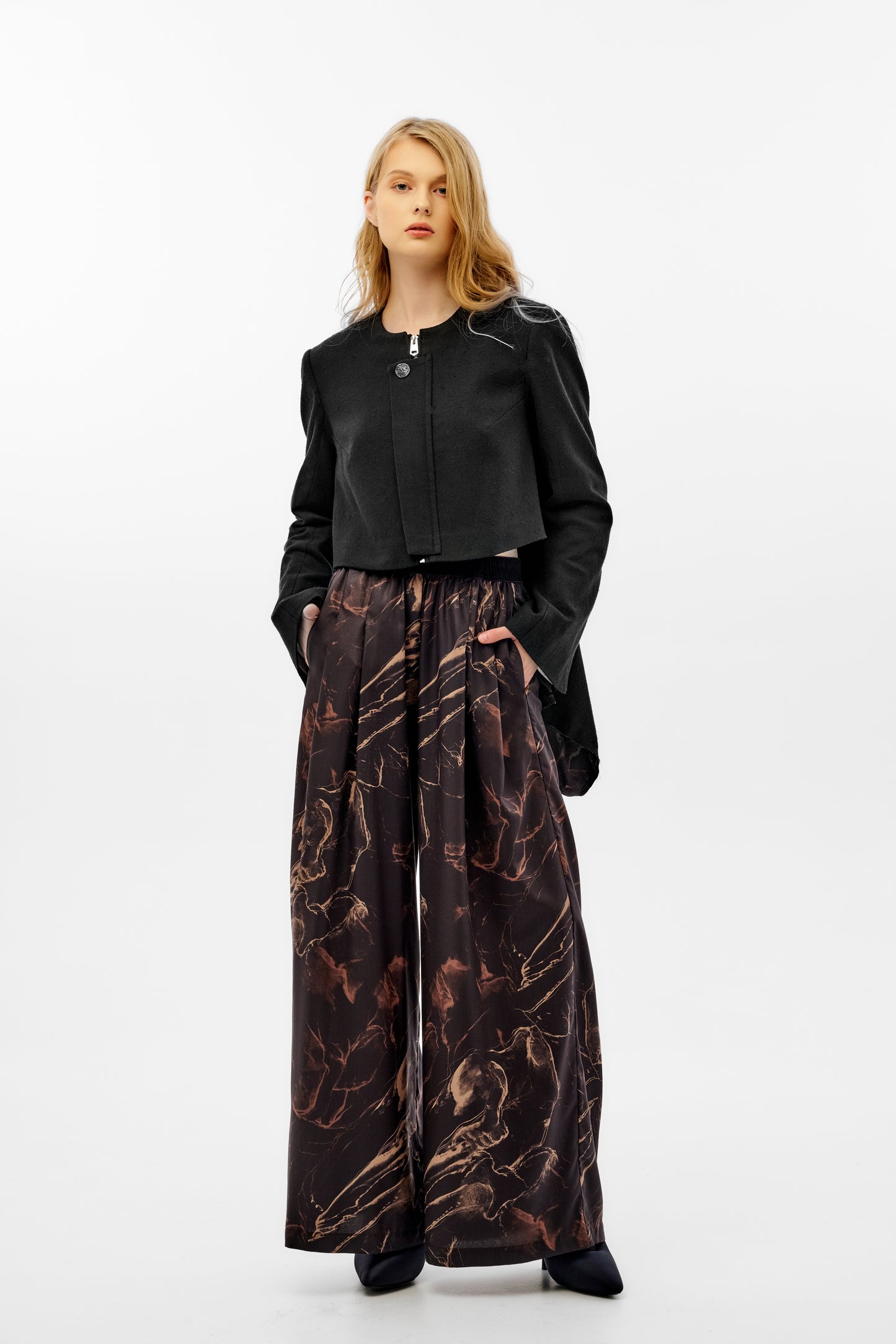 Wide leg pant Japanese cotton fabric