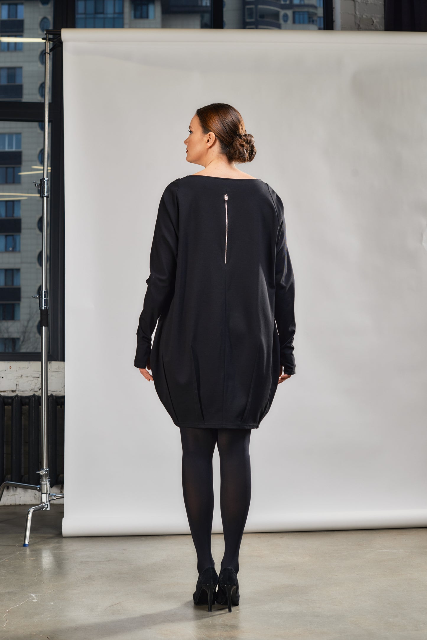 Cocoon Dress with thumb hole and pocket
