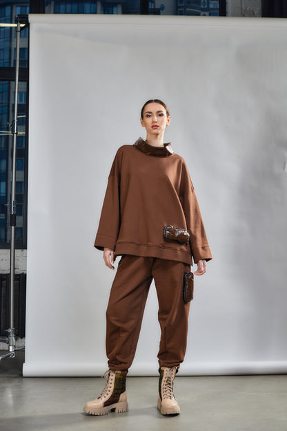 Long sleeves relax fit Top