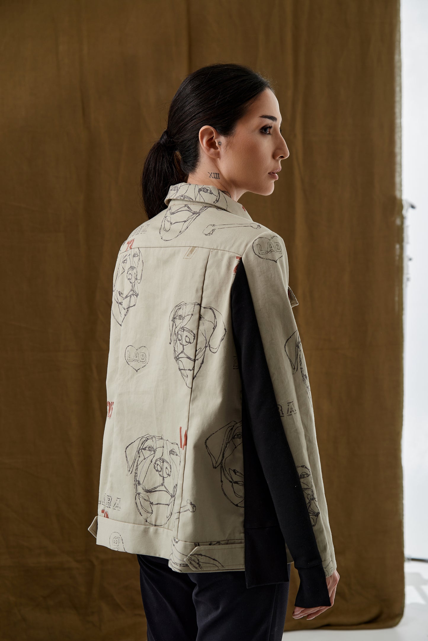 Special edition - Jacket with Labrador motifs |  NY77DESIGN