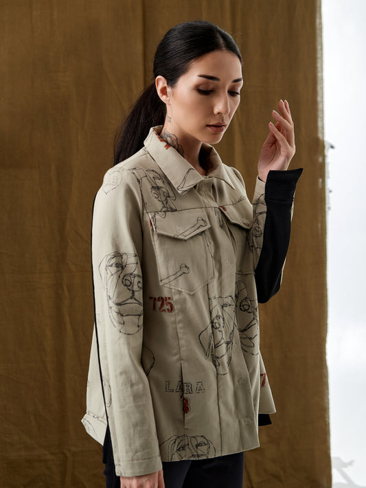 Special edition - Jacket with Labrador motifs |  NY77DESIGN