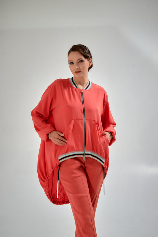 Long sleeve jacket 100%Silk from Japan |  NY77DESIGN