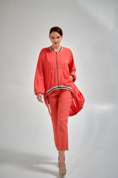 Long sleeve jacket 100%Silk from Japan |  NY77DESIGN