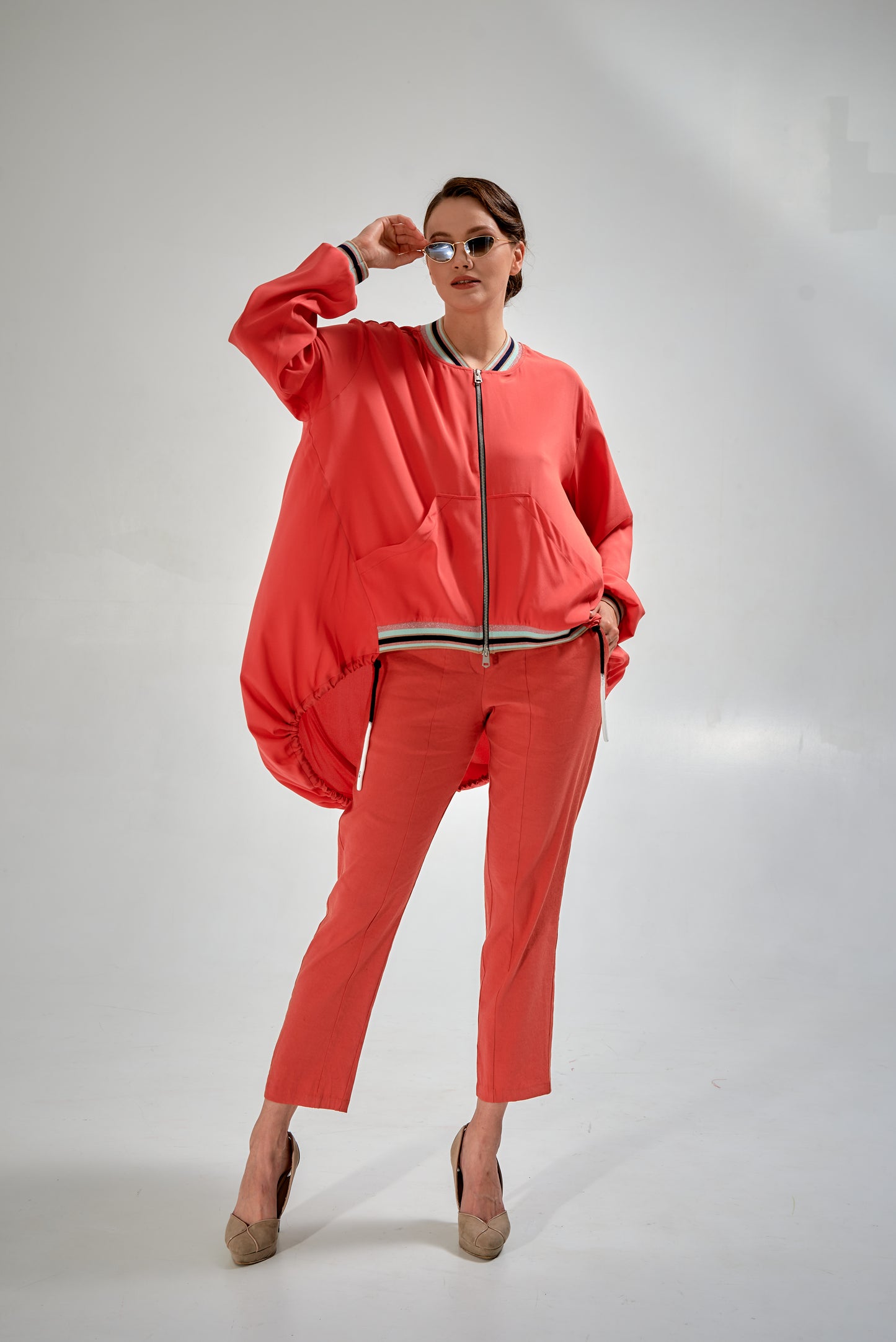 Long sleeve jacket 100%Silk from Japan |  NY77DESIGN