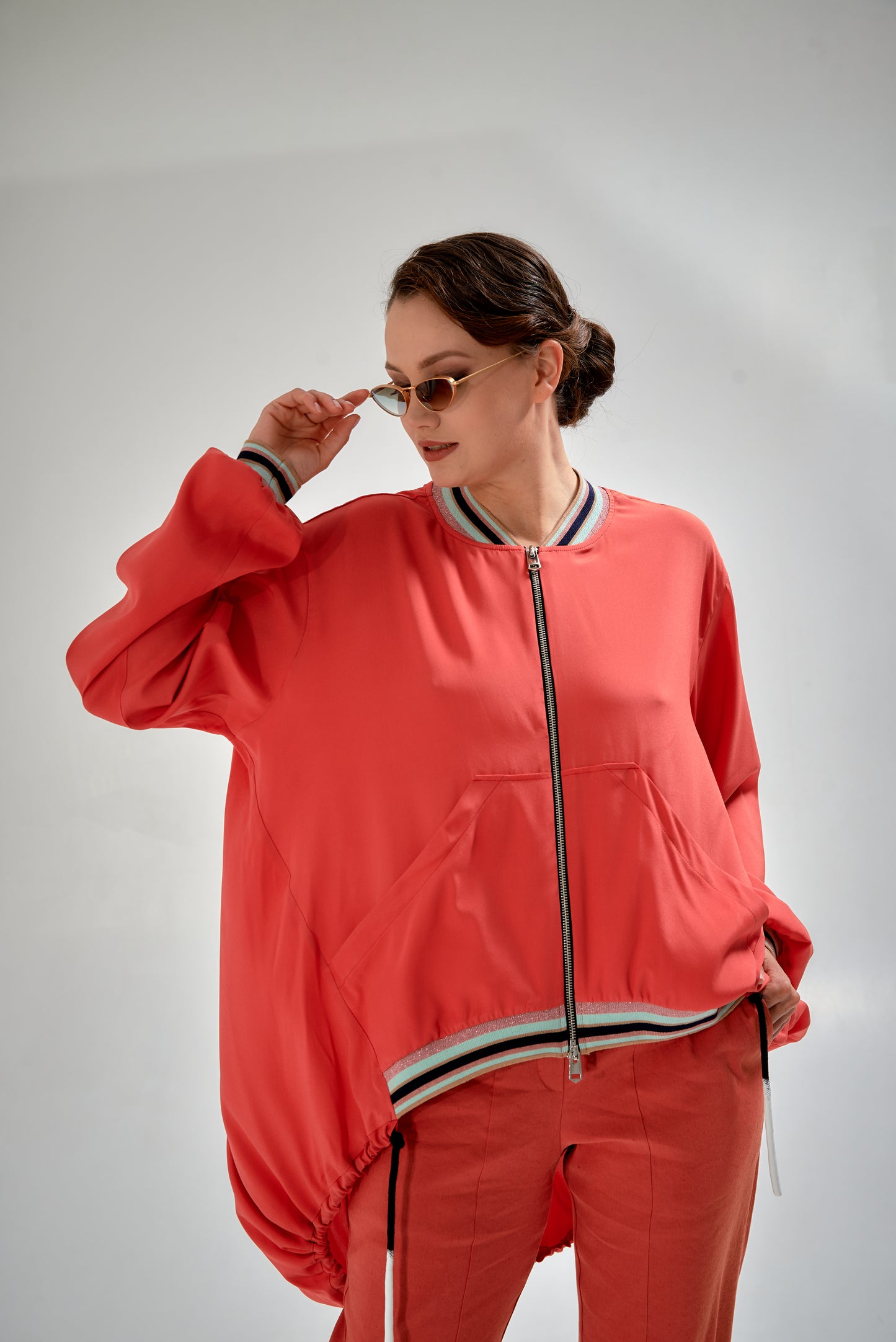 Long sleeve jacket 100%Silk from Japan |  NY77DESIGN