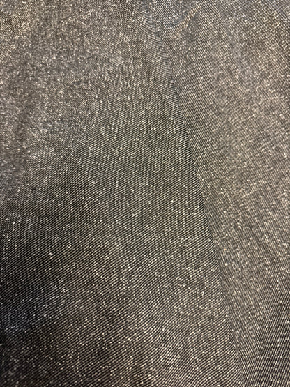 Midi dress with zipper front and faux leather details