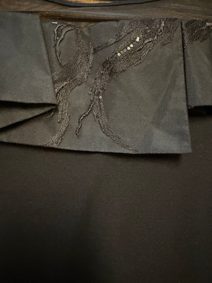 Long sleeve top with sequin panel details