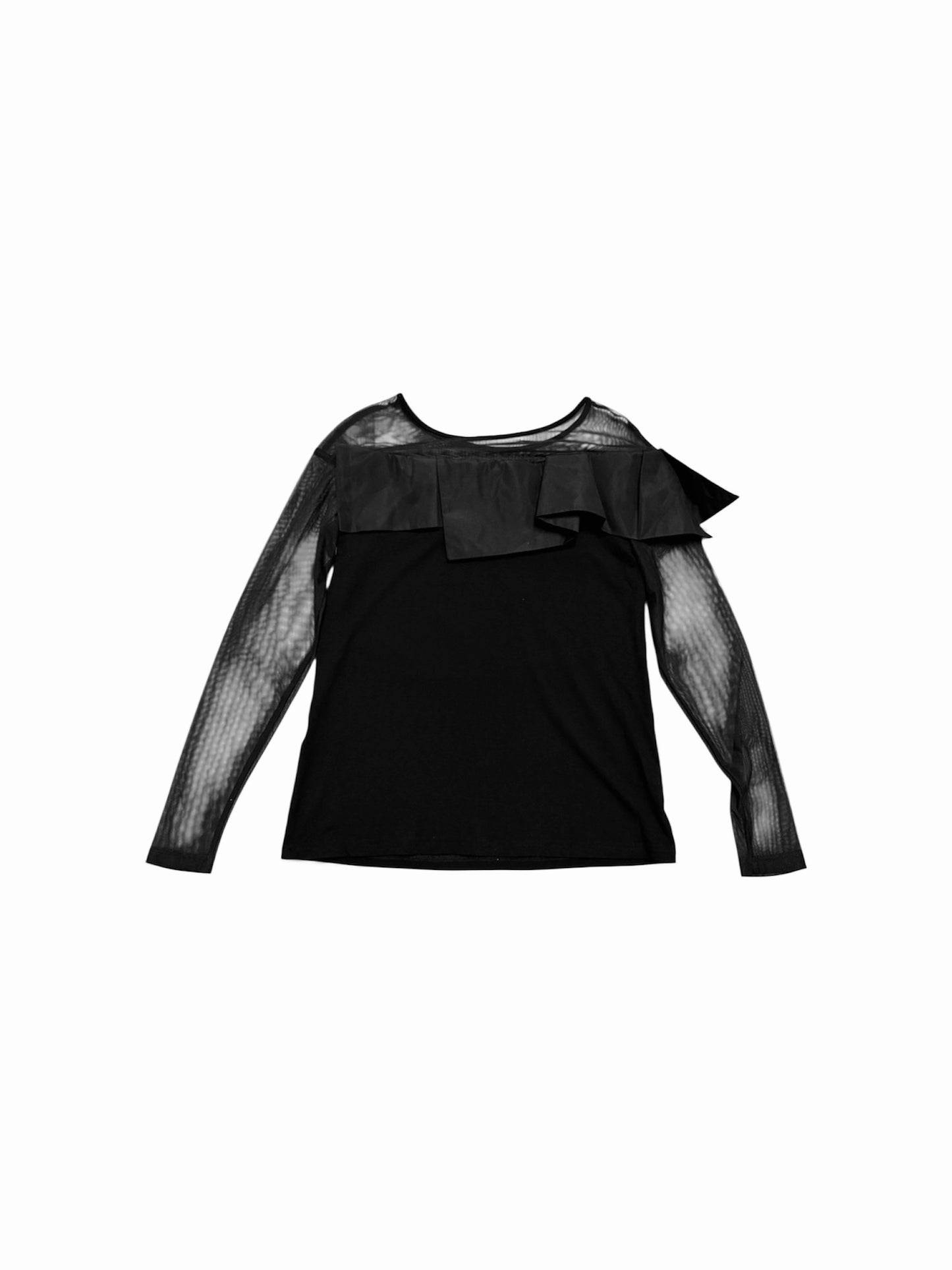 Long sleeve top with sequin panel details