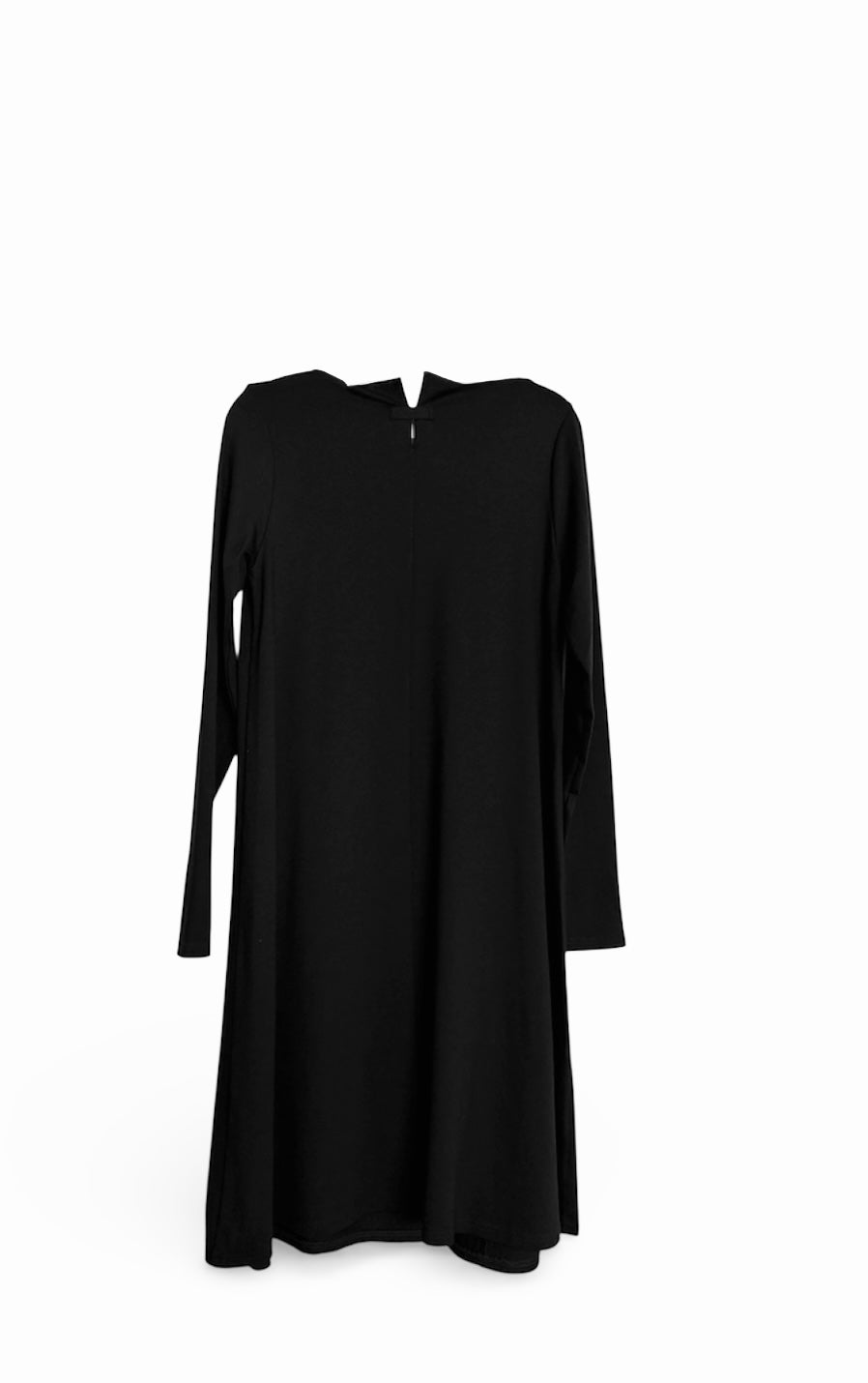 A-line dress with embroidery and thumb holes sleeves