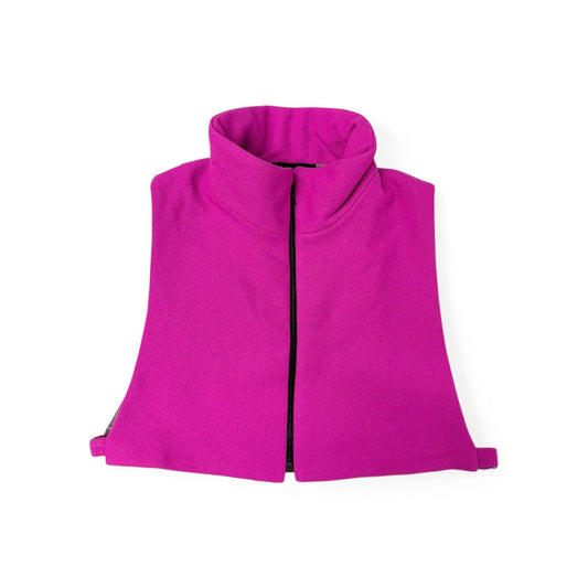 Vest cropped hot pink
