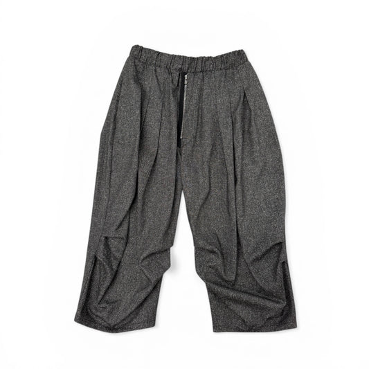Pant elastic waist with zipper detail