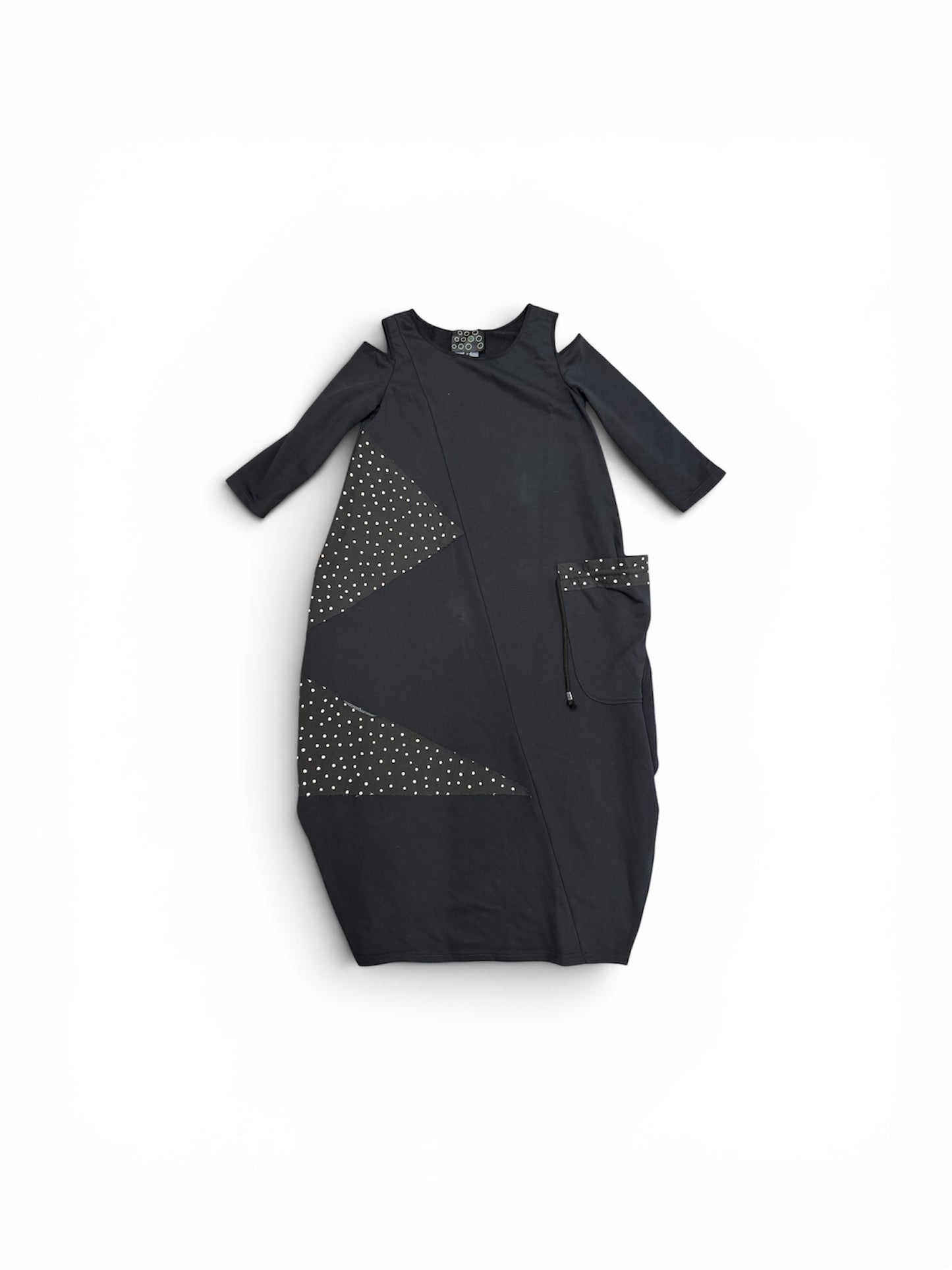 Cold Shoulder Japanese Cotton Dress