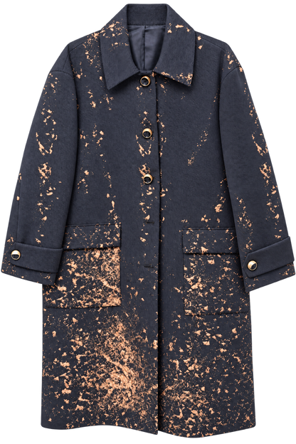 Japanese Jacquard Statement Coat