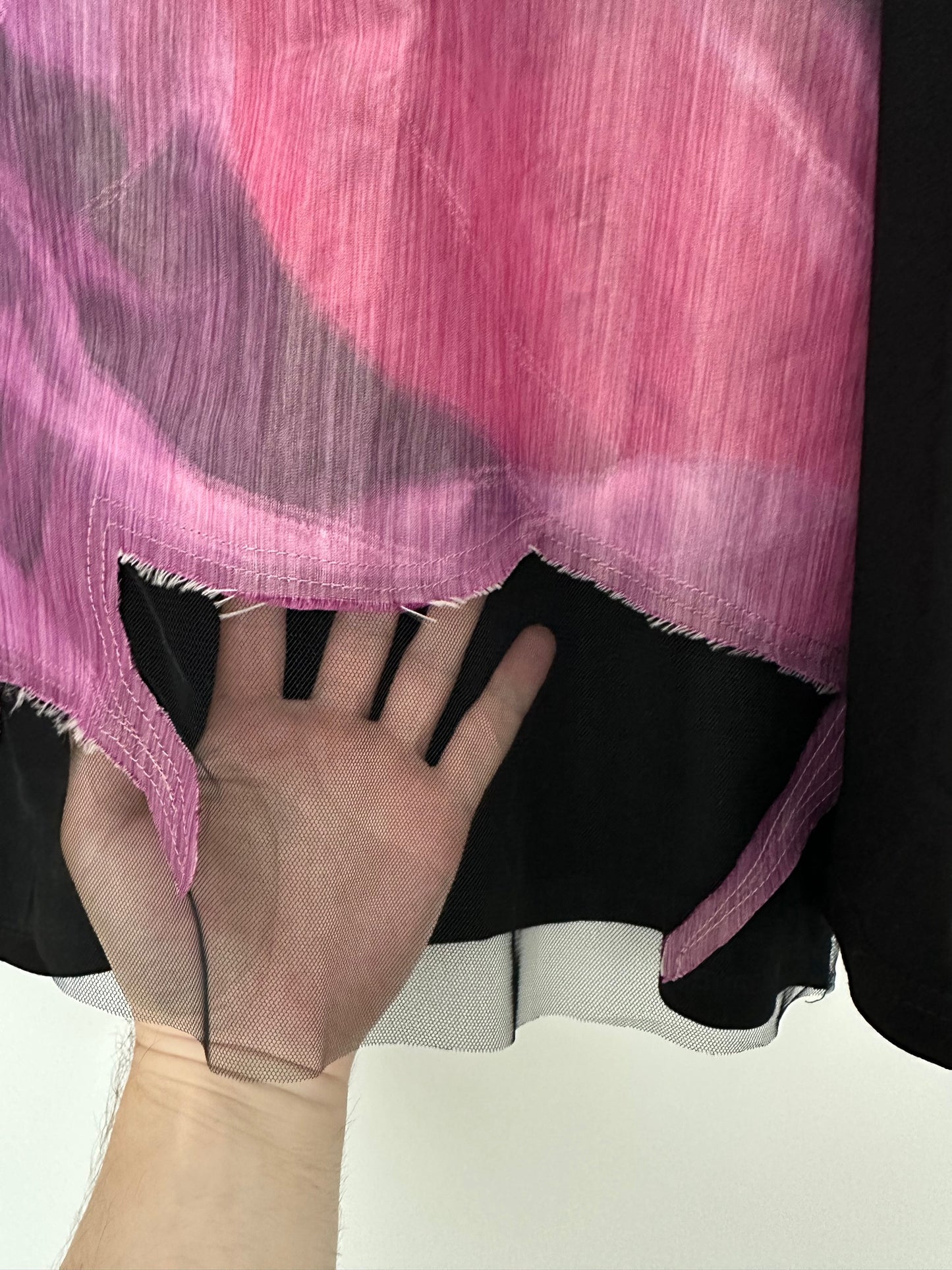 Long sleeve square top |  NY77DESIGN