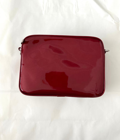 Crossbody Camera Bag Glossy Leather | NY77DESIGN