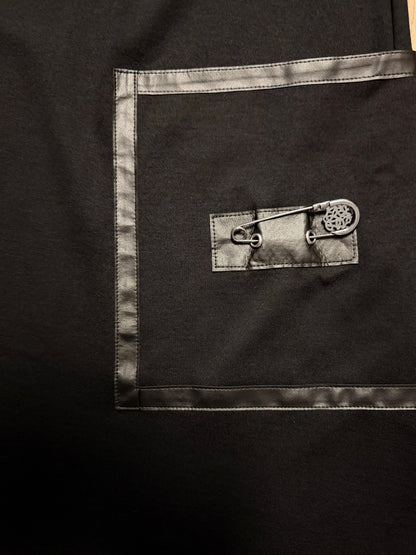 A-line dress with turtleneck