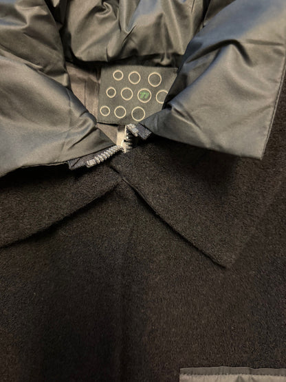 Layered vest with zipper closure